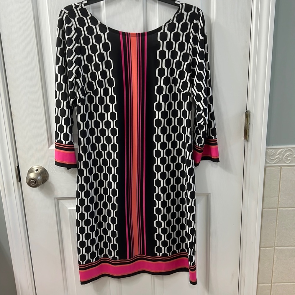 AB Studio Geometric print dress